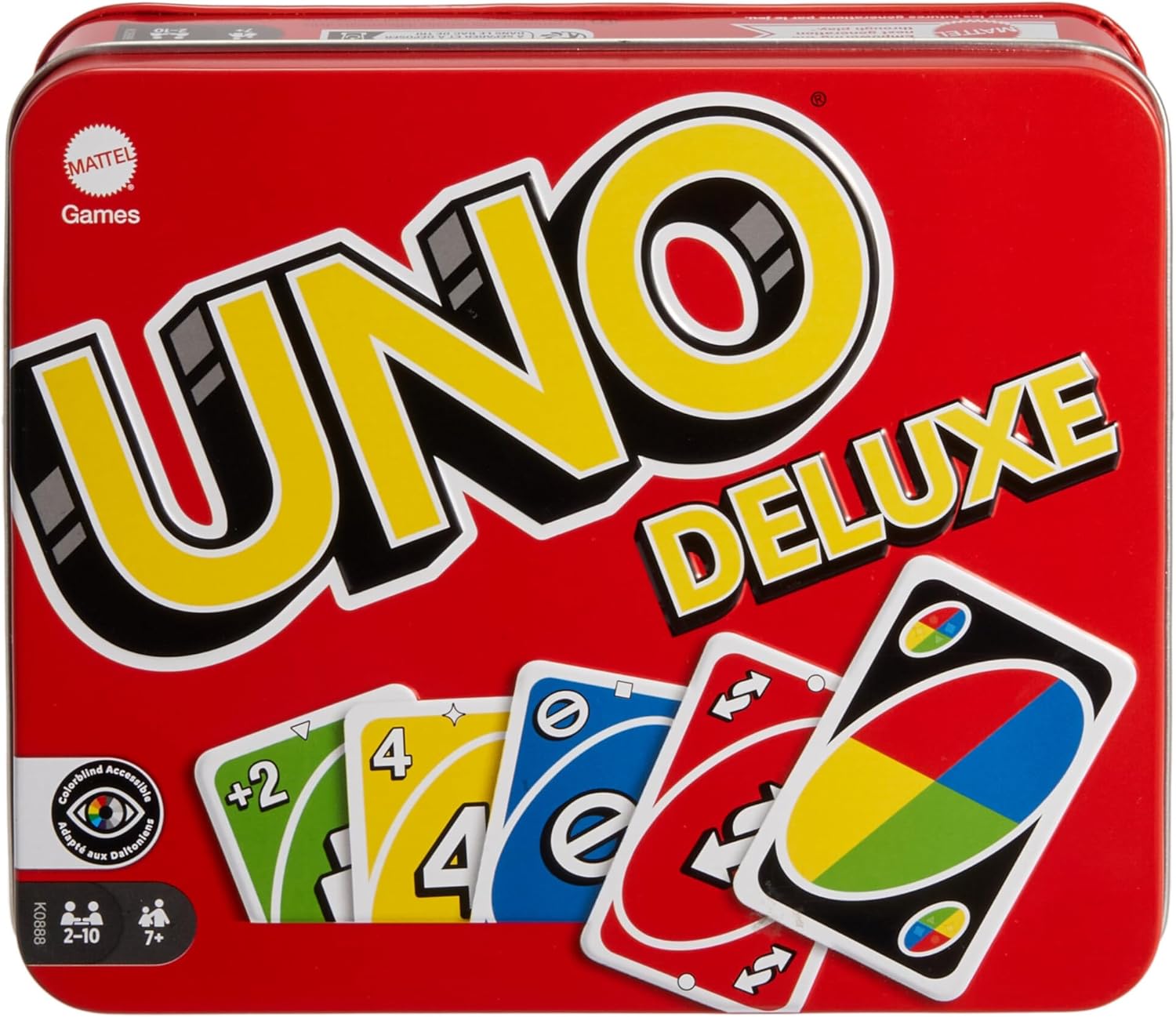 UNO Deluxe en Caja Metálica - 108 Cartas