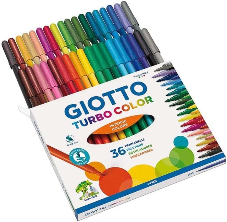 Rotuladores GIOTTO Turbocolor - 36 uds.