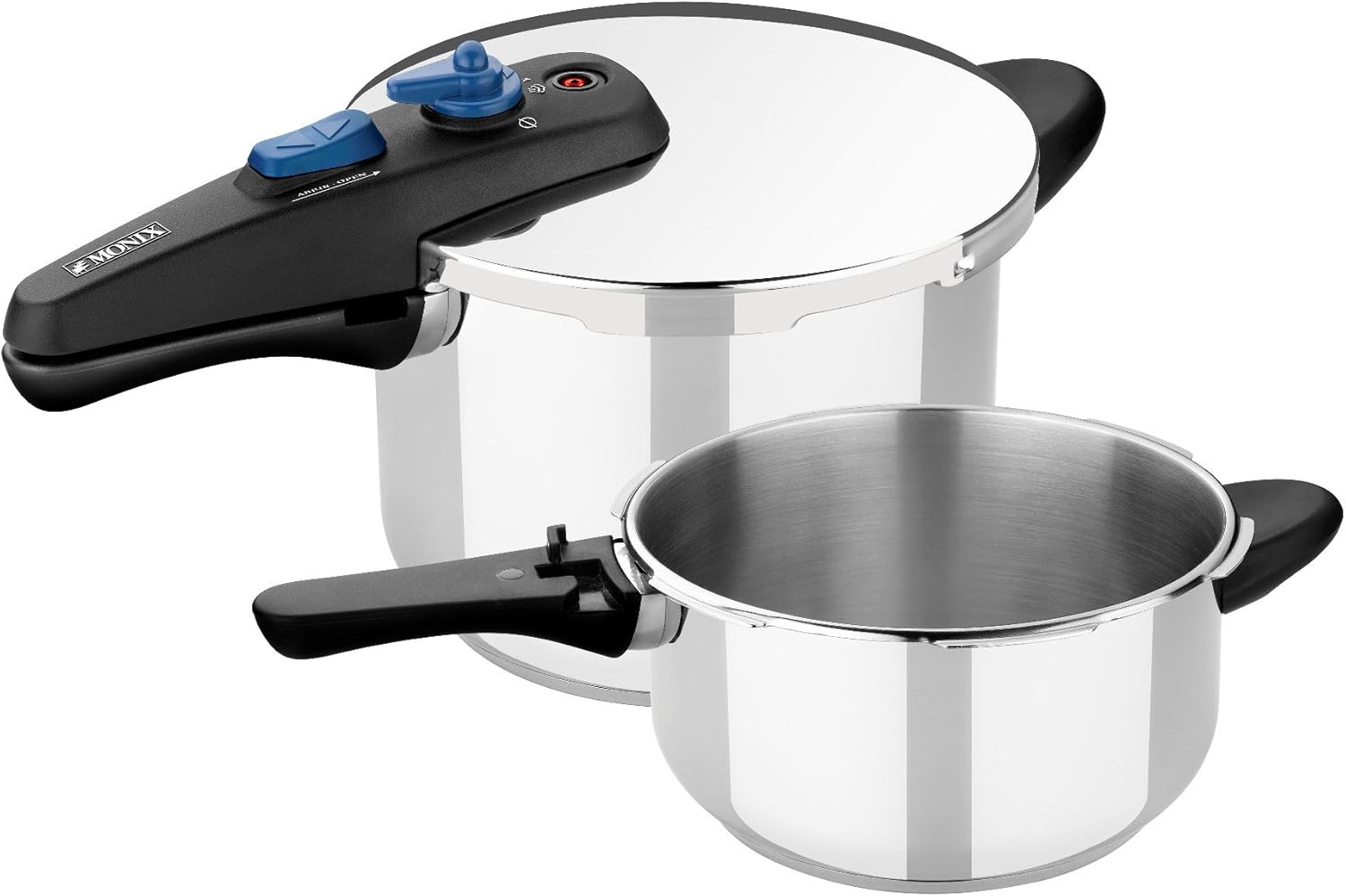 Set Duo de Ollas a Presión Rápidas 4 y 6L