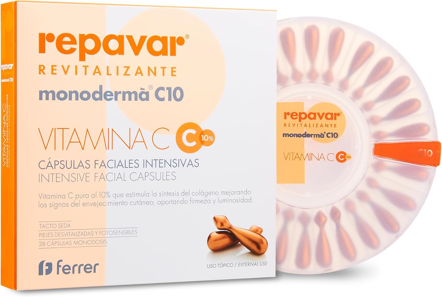 Cápsulas Faciales Revitalizantes con Vitamina C