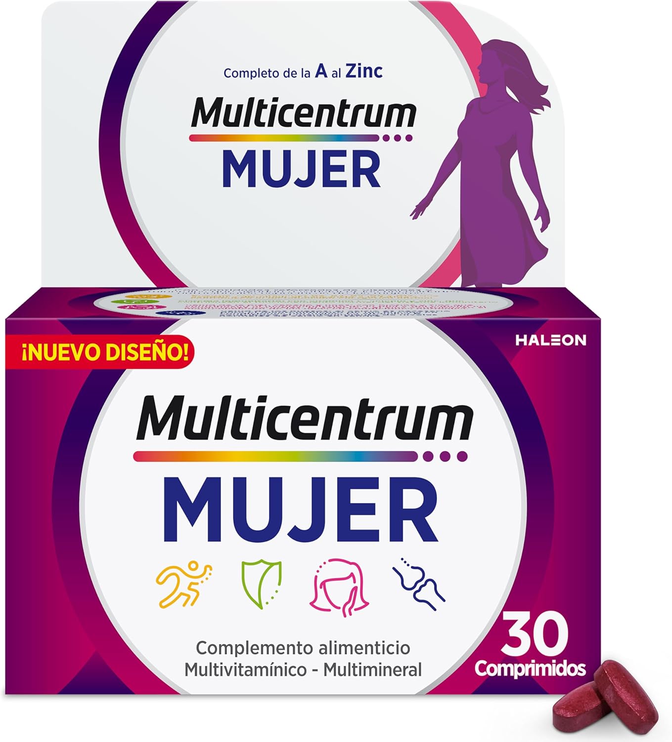 Multicentrum Mujer: Suplemento vitamínico completo
