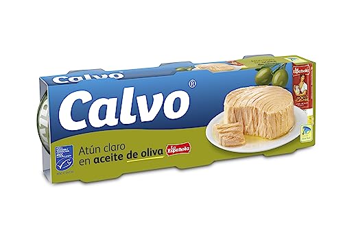 Pack de 6 Latas de Atún Calvo en Aceite de Oliva