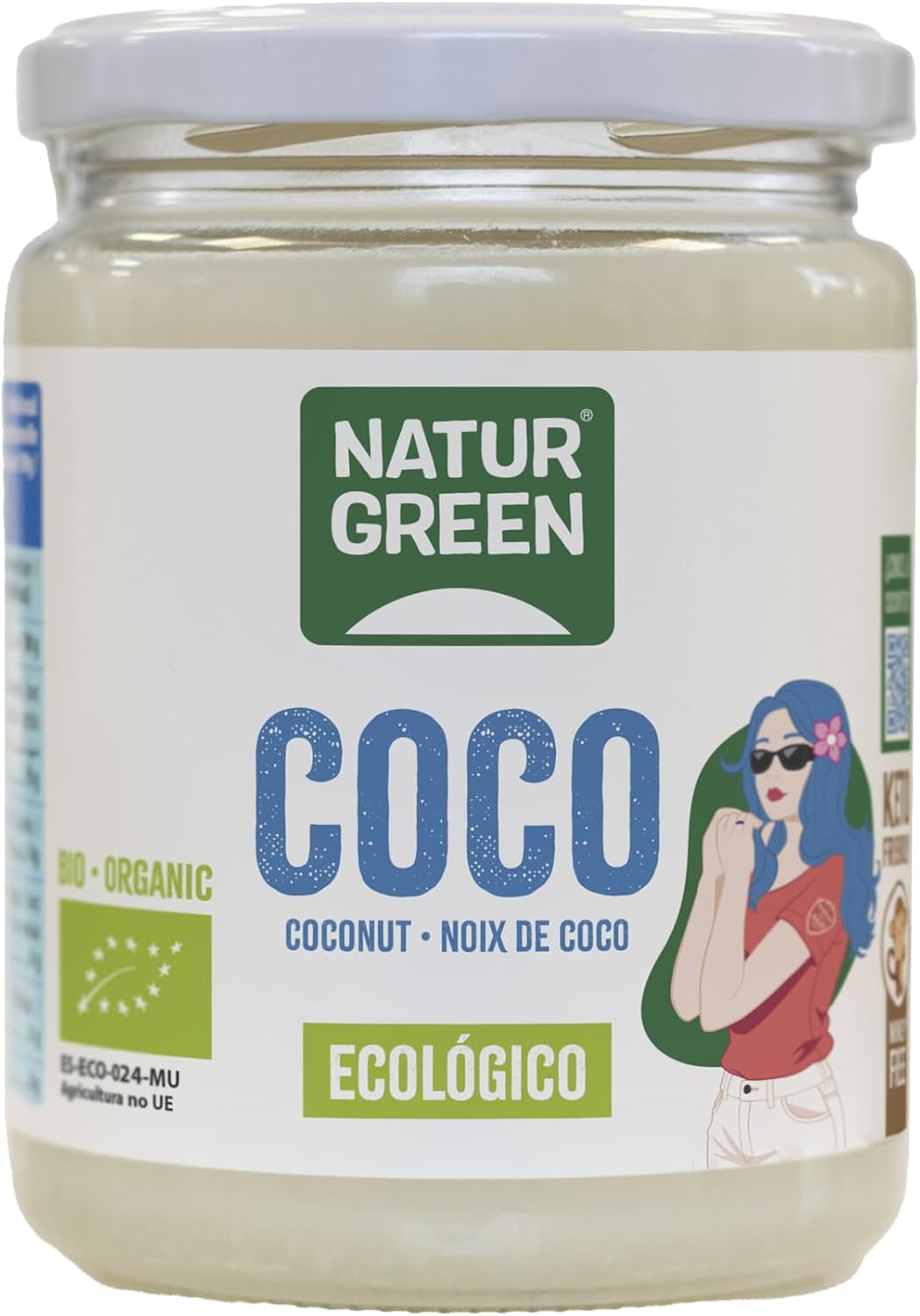 Grasa de Coco Ecológica 430ml