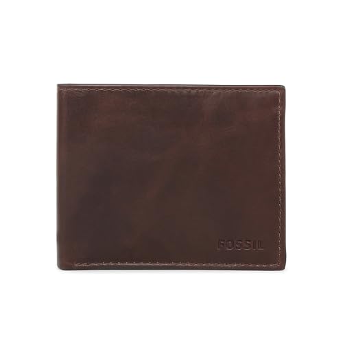 Billetero Fossil Derrick Piel Marrón