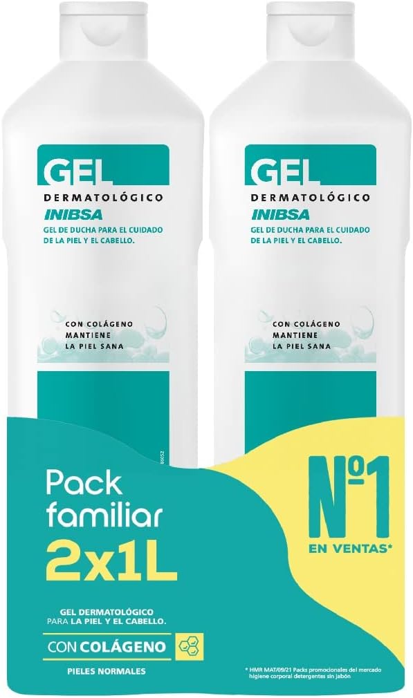 Gel de Baño Dermatológico INIBSA 2L (Pack 2x1L)