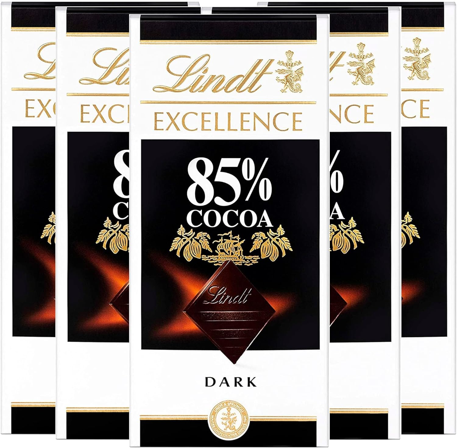 Lindt EXCELLENCE 85% Chocolate - Pack de 5