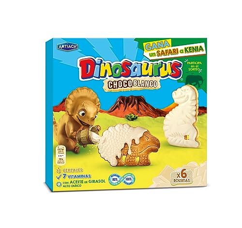 Artiach Dinosaurus Choco Blanco 264g