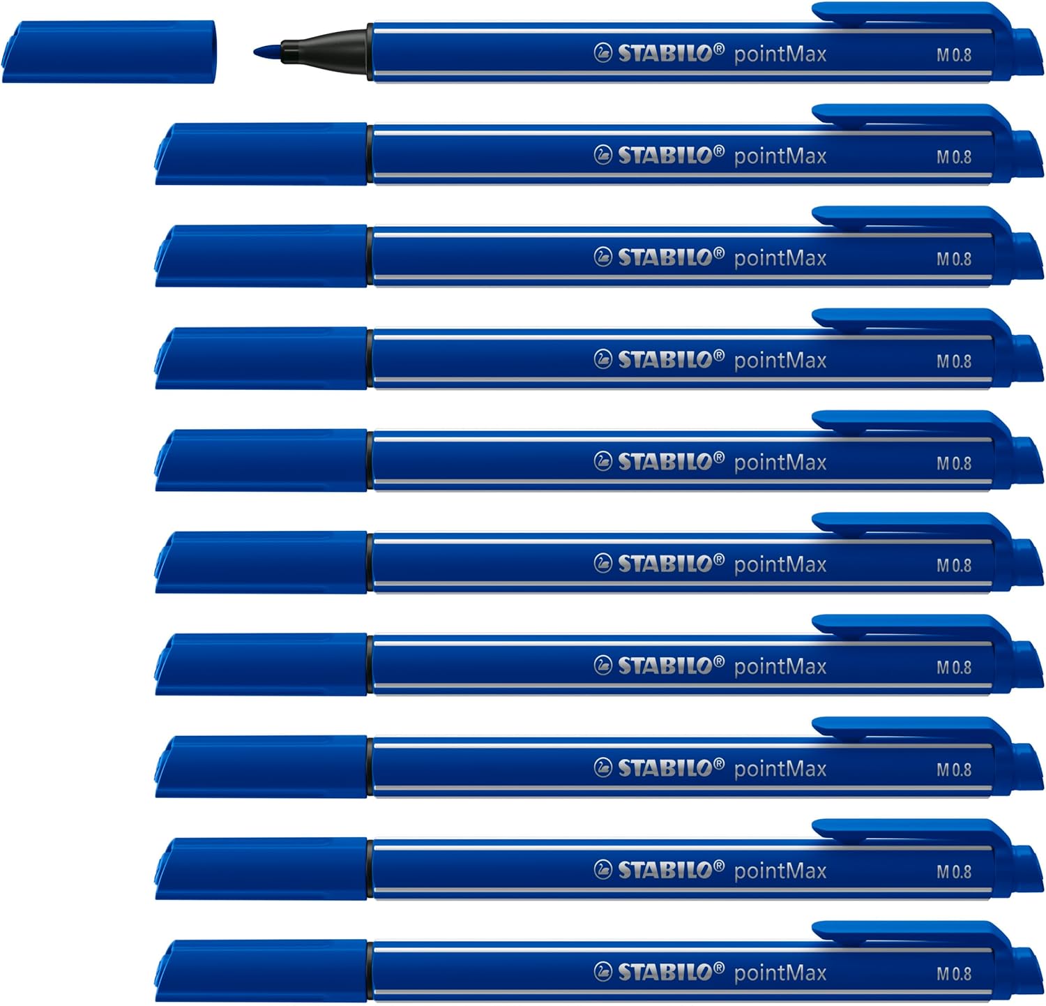 Pack de 10 Rotuladores STABILO Azul Ultramar