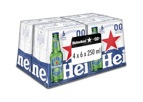 Pack de 24 Heineken 0.0 (4x6 Botellas de 25cl)
