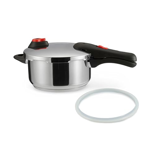 Olla a presión 4L Amazon Basics