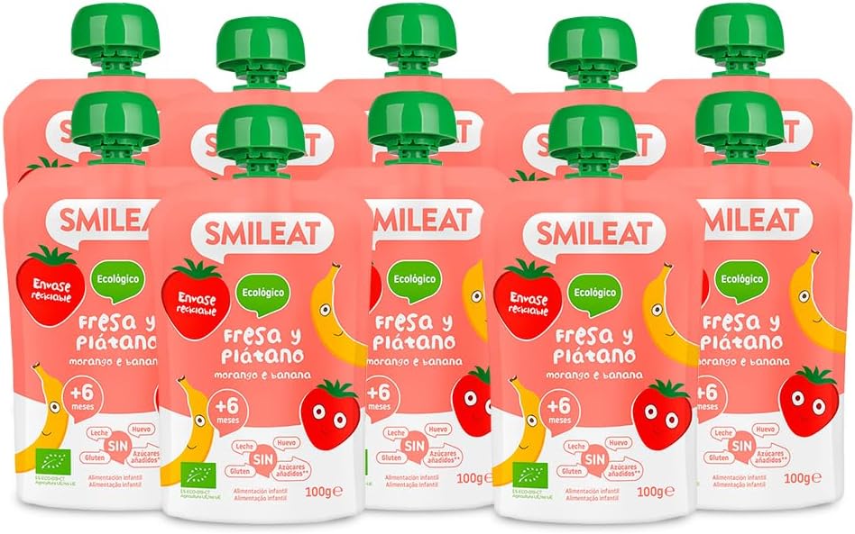 Pack de 10 Pouch de Frutas Ecológicas