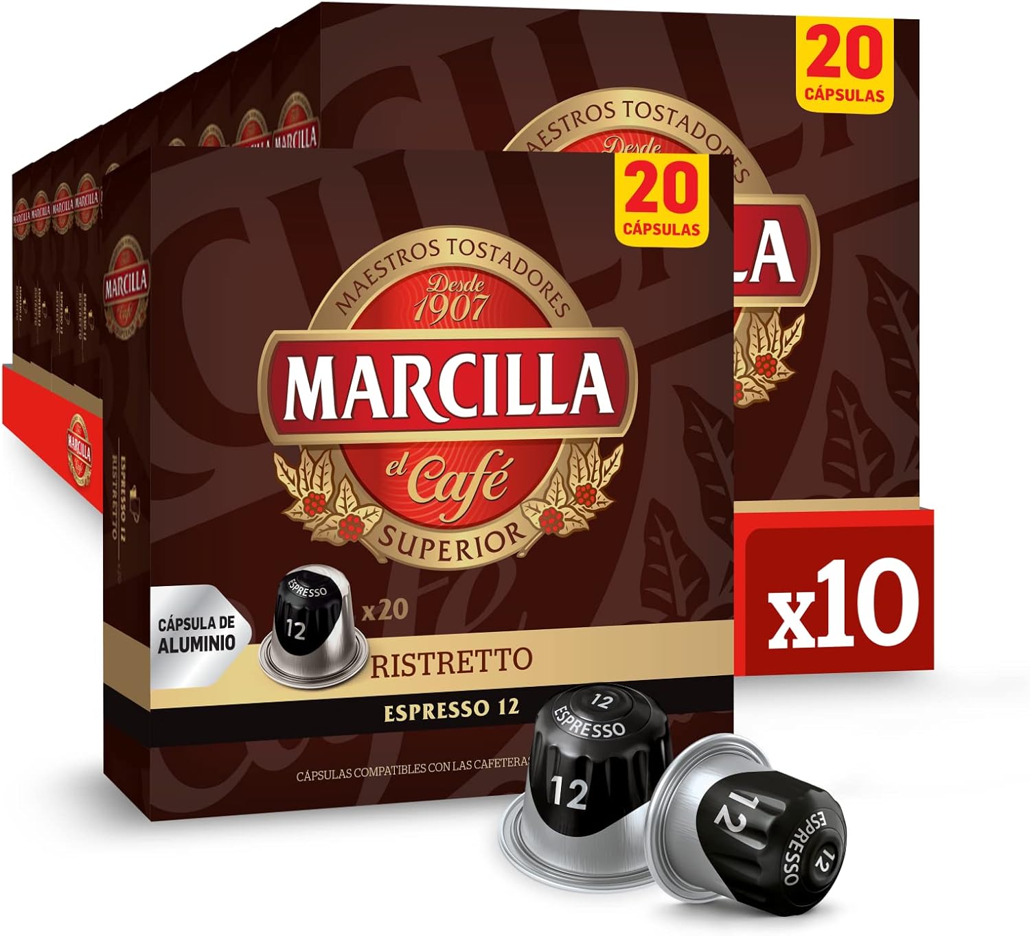 Cápsulas de Café Marcilla Ristretto