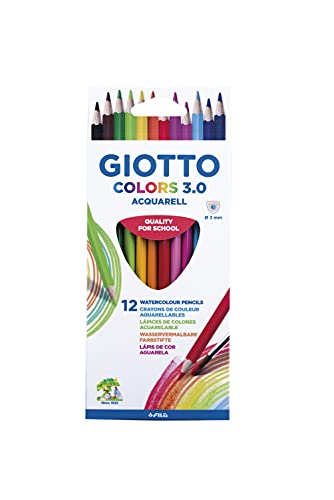 Estuche de 12 Lápices Acuarelables Giotto Colors
