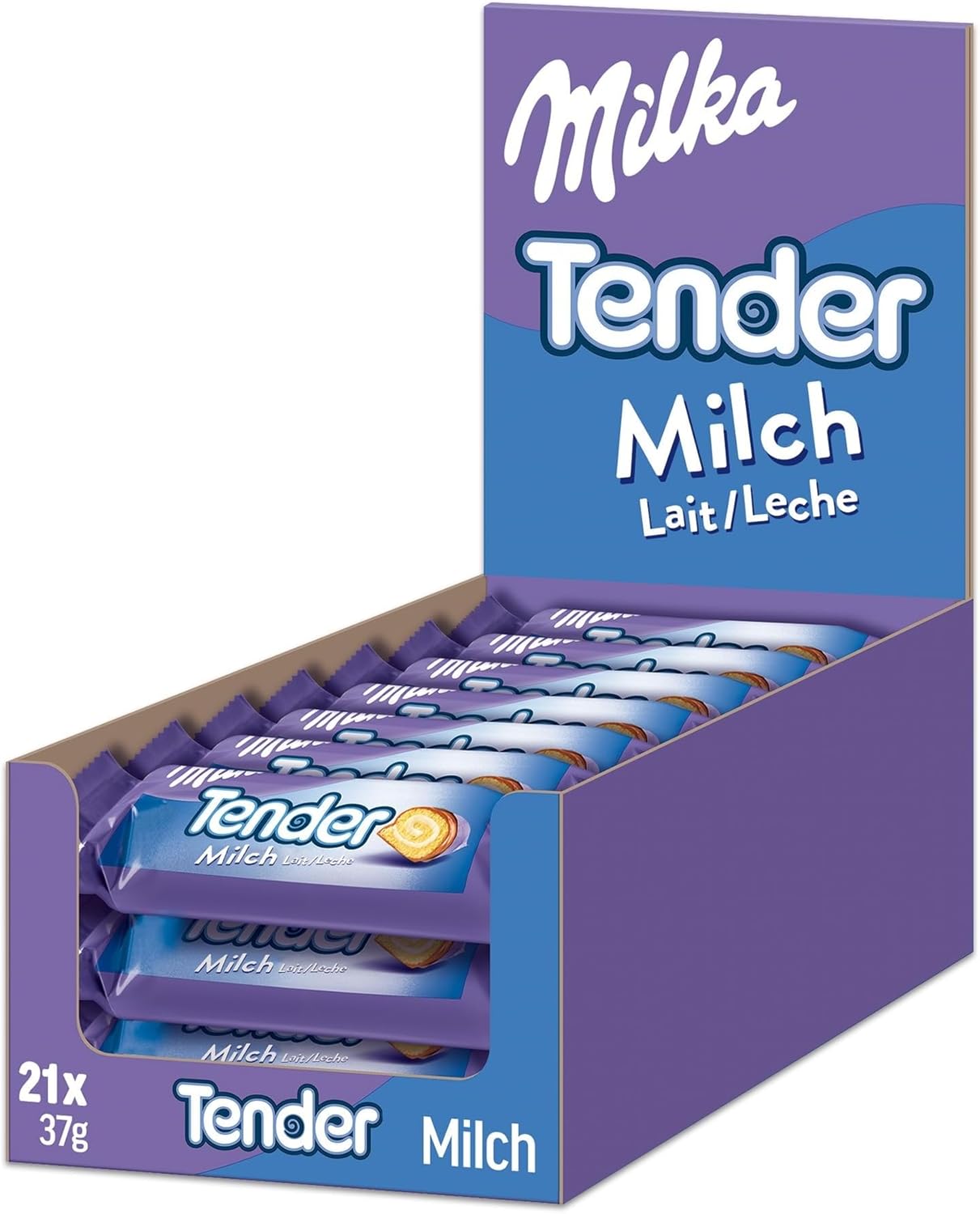 Pack de 21 Barritas Milka Tender