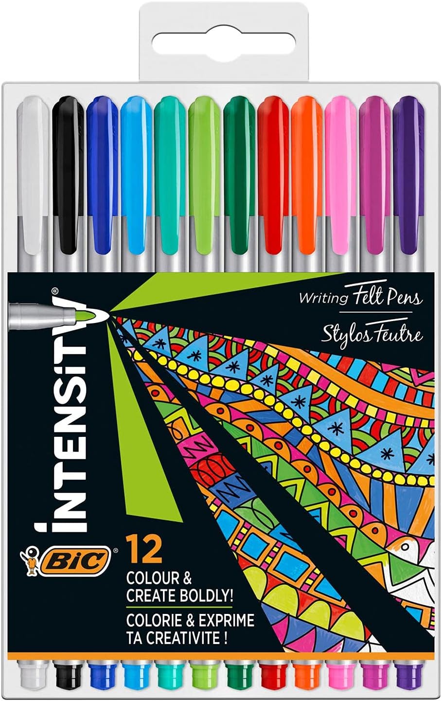 Pack de 12 Rotuladores BIC Intensity Medium