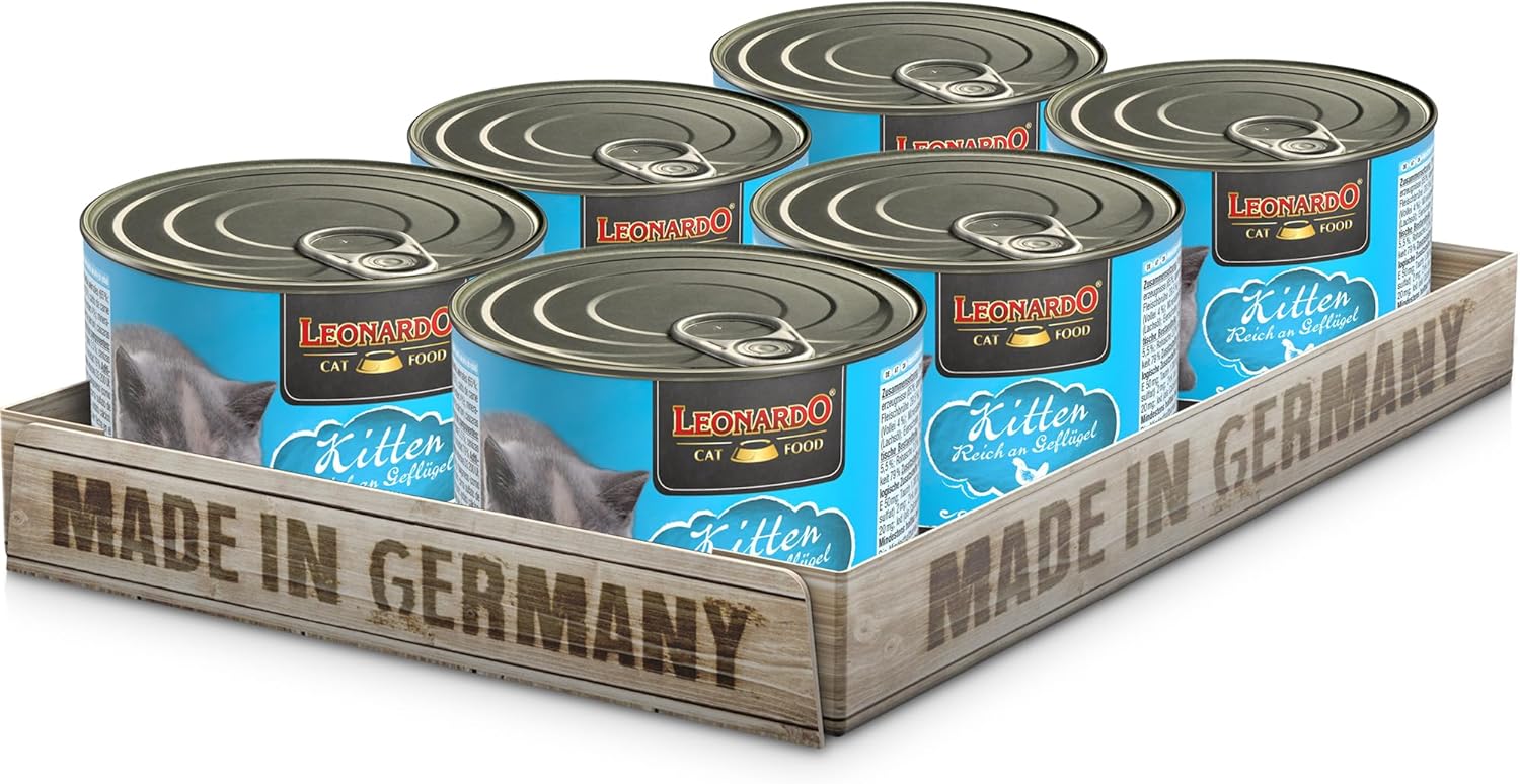 Comida Húmeda para Gatitos Leonardo - Pack de 6