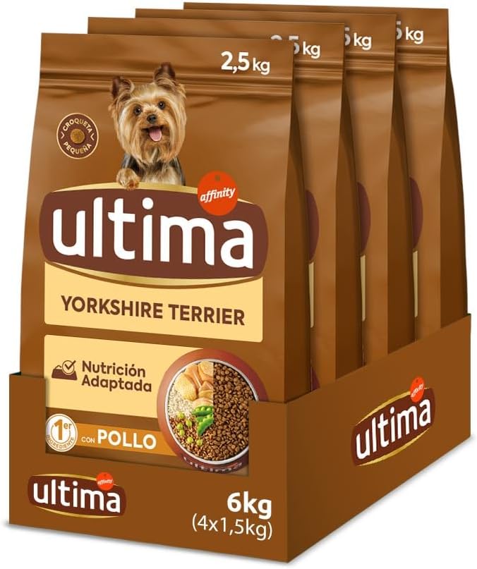 Comida Seca para Yorkshire Terrier - Pack de 4