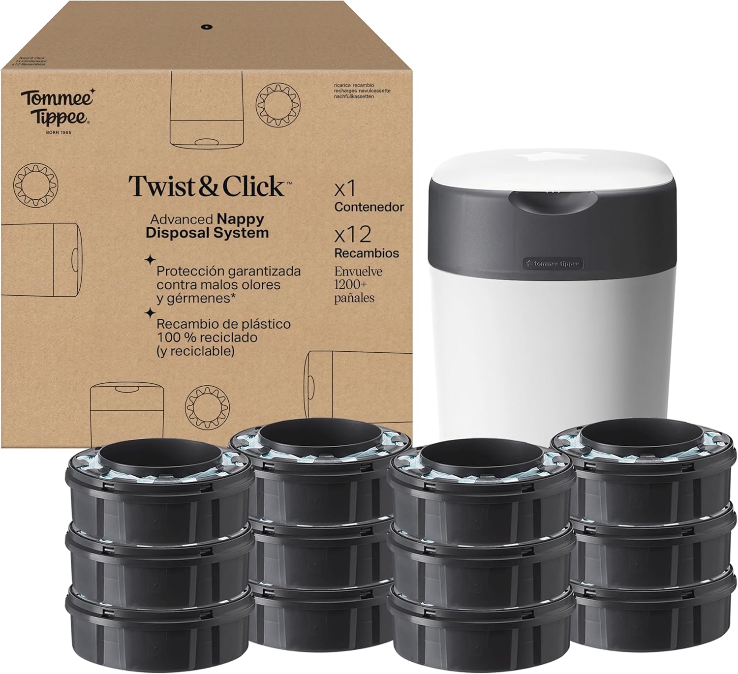 Contenedor de Pañales Tommee Tippee Twist & Click