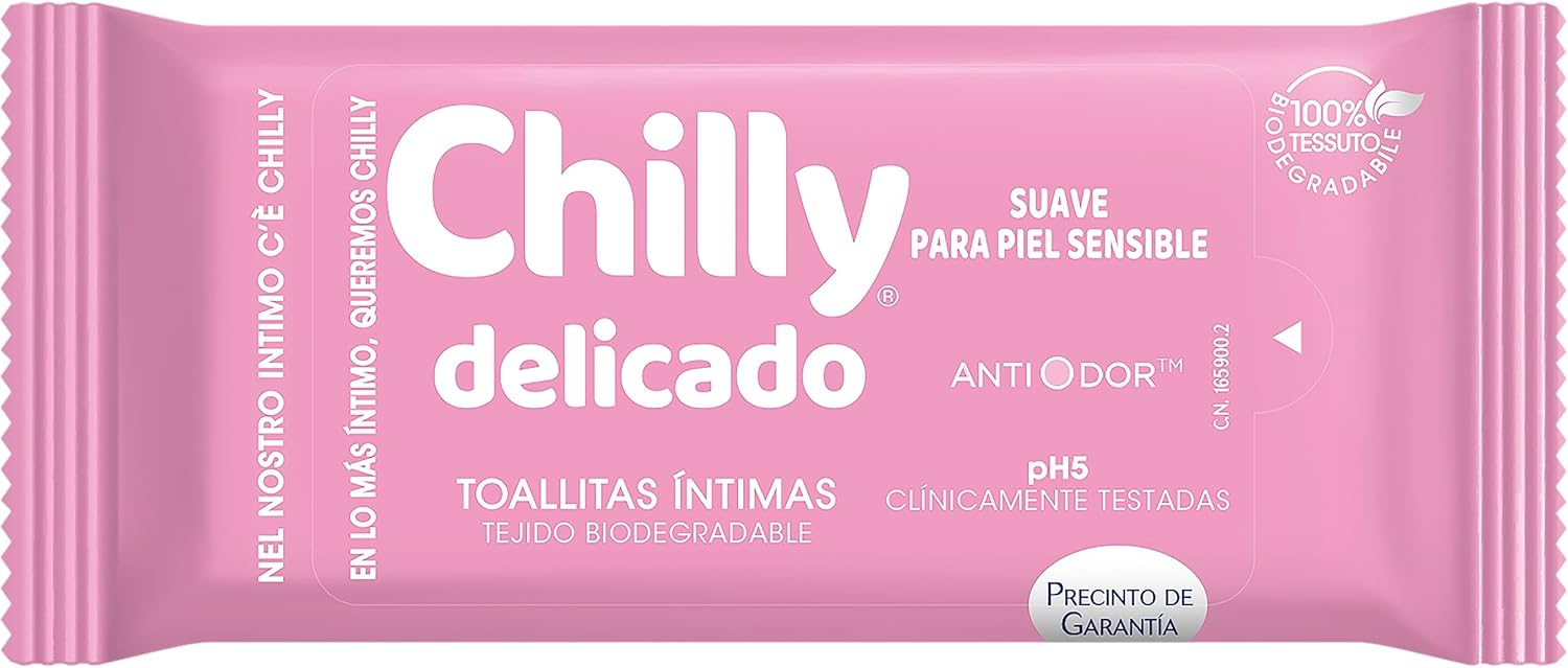 Toallitas Íntimas Chilly Pocket - Pack de 24