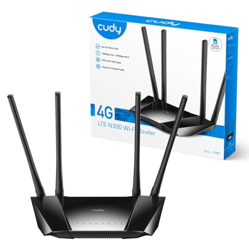 Router Cudy 4G LTE - Conexión WiFi 300Mbps