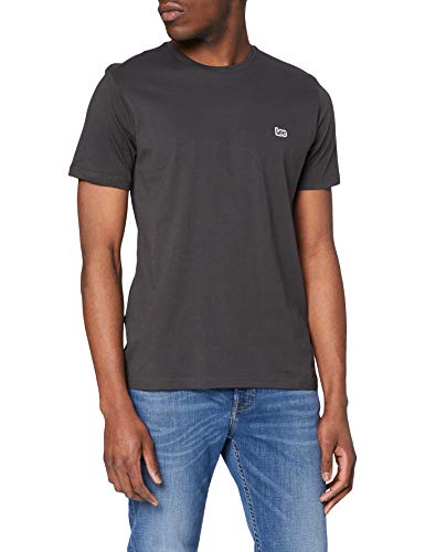Camiseta Lee Patch Logo - Washed Black