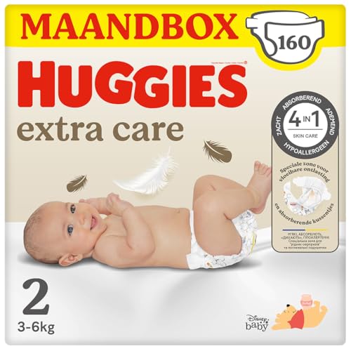 Pack de 3 Huggies Extra Care Talla 2