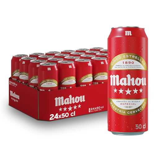 Pack de 48 Latas Mahou 5 Estrellas