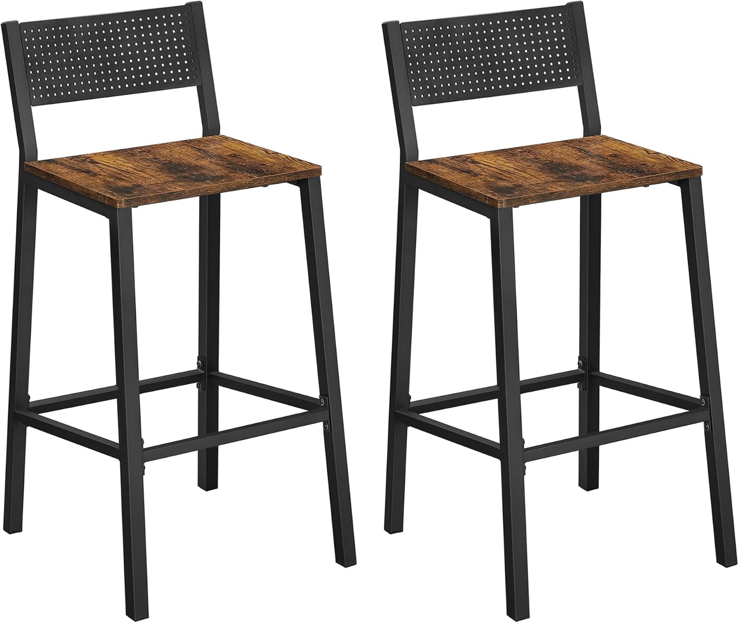 Set de 2 Taburetes de Bar VASAGLE - Estilo Industrial