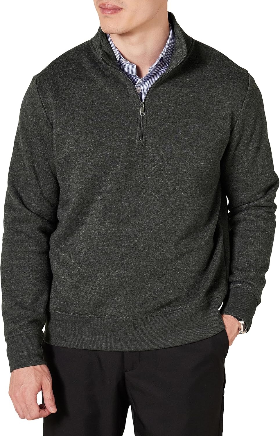 Chaqueta de Forro Polar para Hombre - Carbón Mezcla