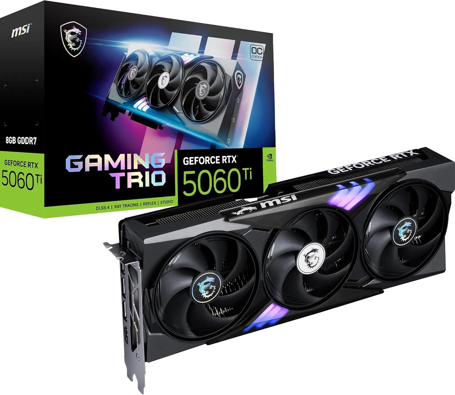 Tarjeta Gráfica MSI GeForce RTX 5060 Ti 8GB