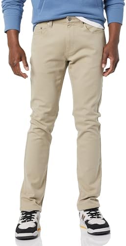 Pantalón Vaquero Elástico Slim Amazon Essentials Hombre