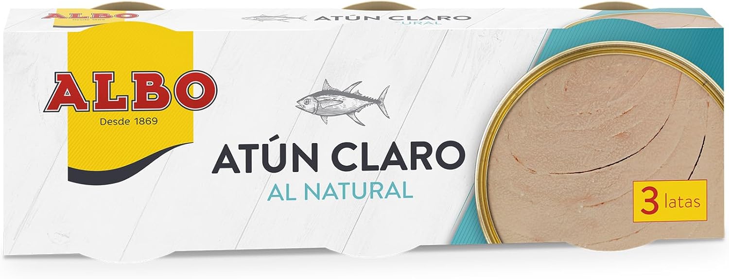 Pack de 6 Latas de Atún Natural Albo