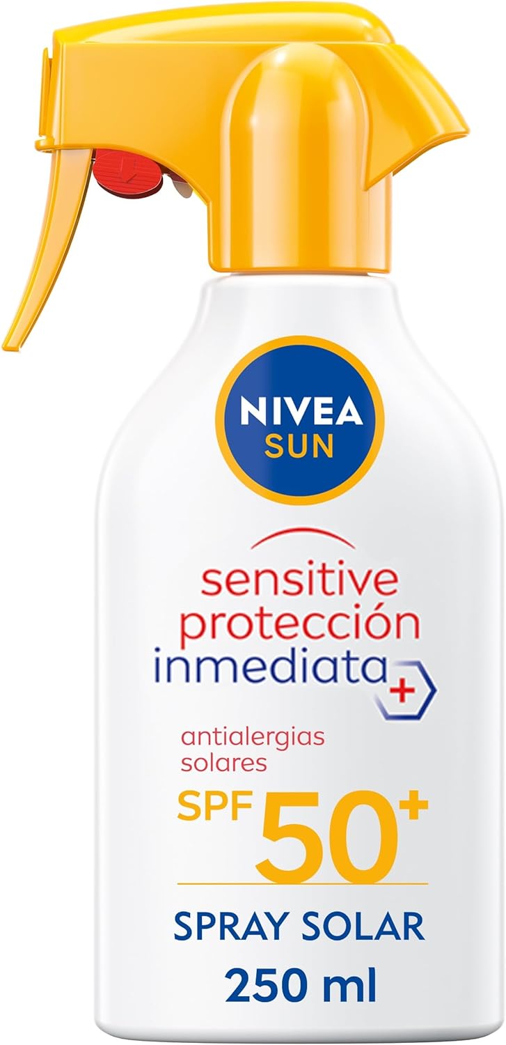 Spray Solar NIVEA FP50+ para Piel Sensible