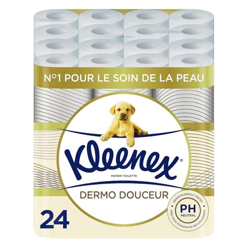 Pack de 24 Rollos Kleenex Dermo Douceur