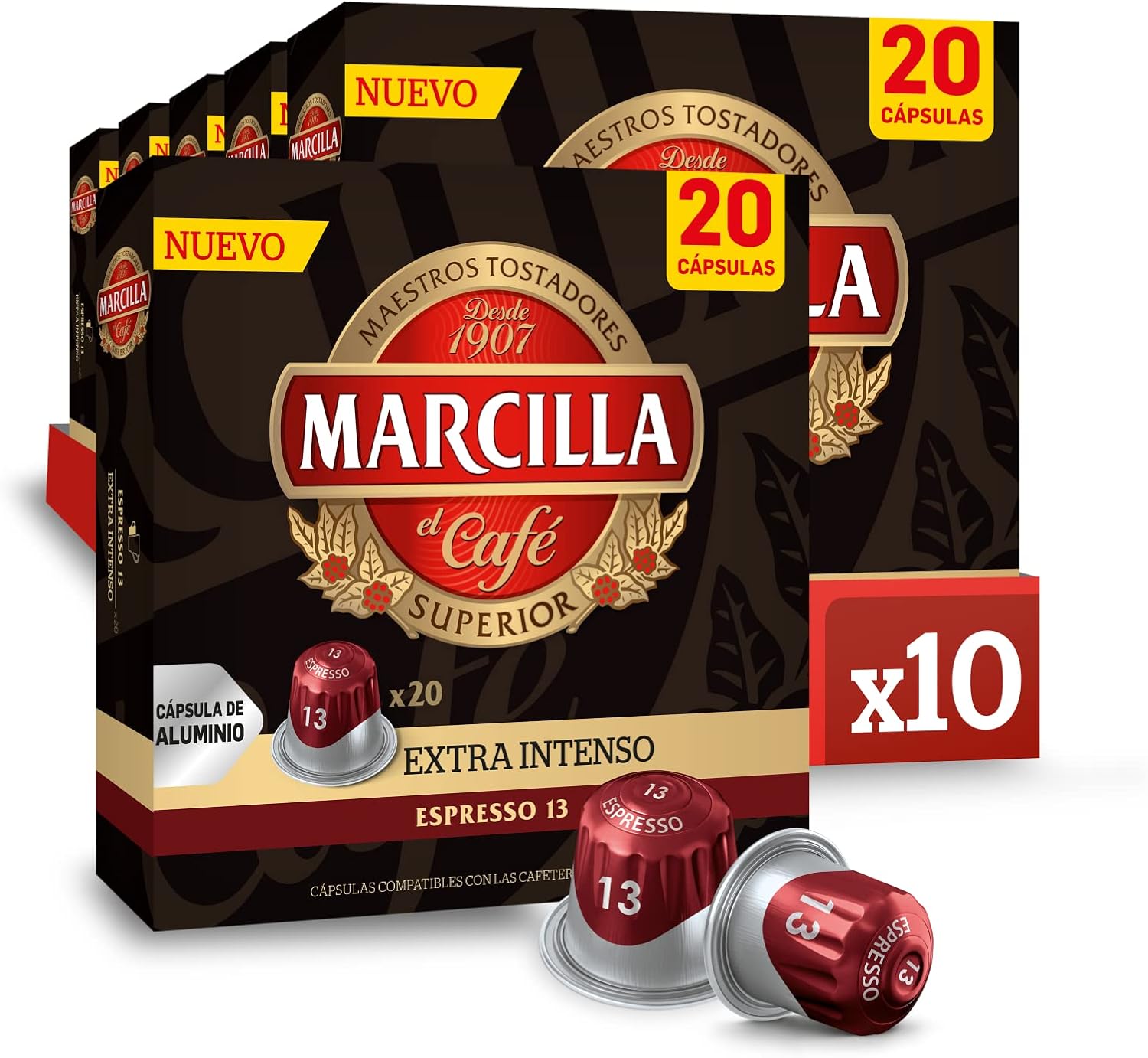 Cápsulas de Café Extra Intenso Marcilla