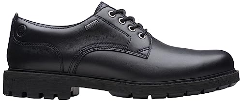 Clarks Batcombetiegtx Oxford para Hombre - Piel Negra