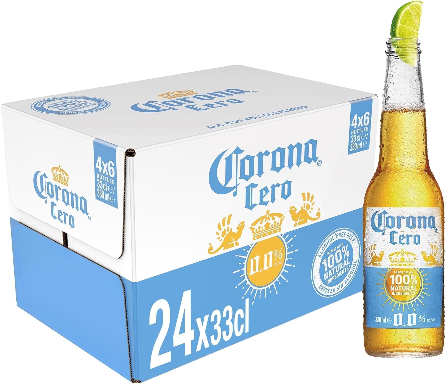 Pack de 24 botellas de Corona Cero