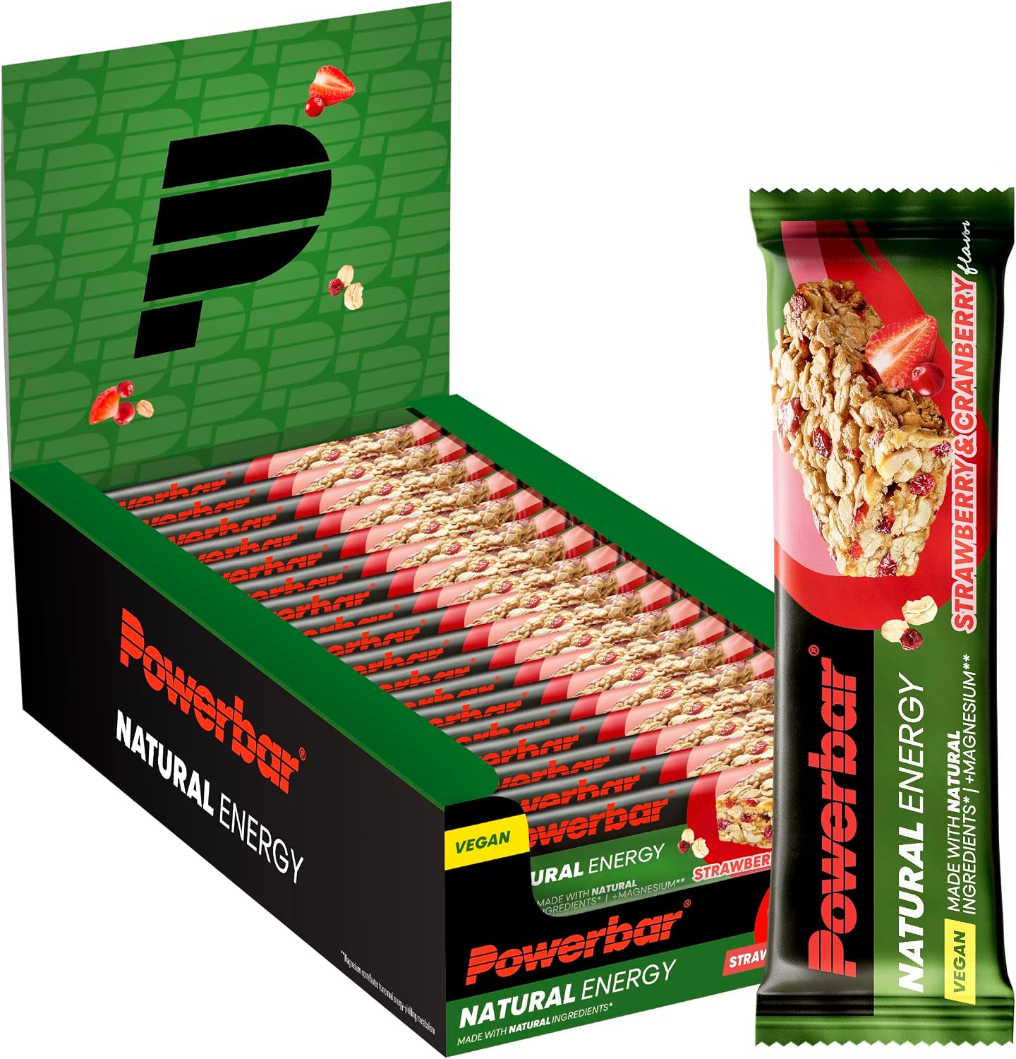 Barritas Energéticas de Fresa y Arándano