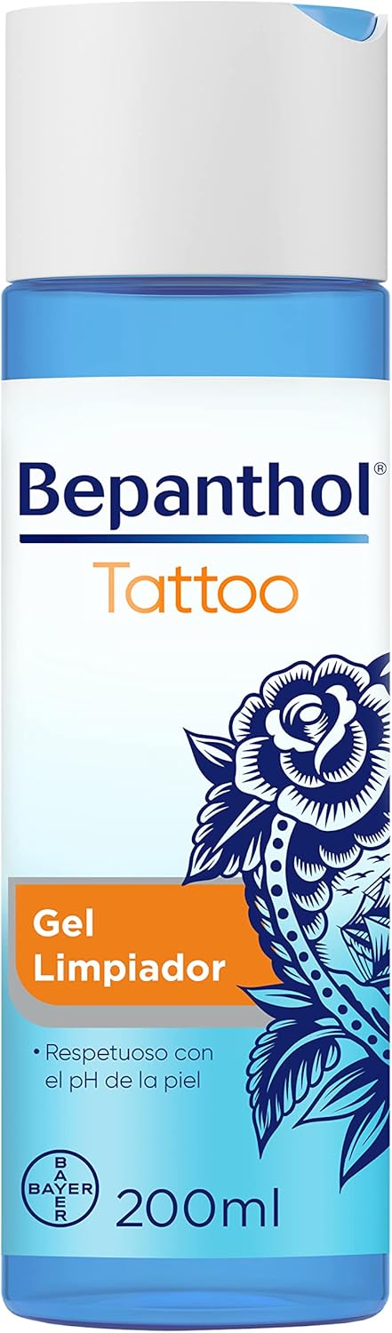 Gel Limpiador Bepanthol para Tatuajes - 200ml