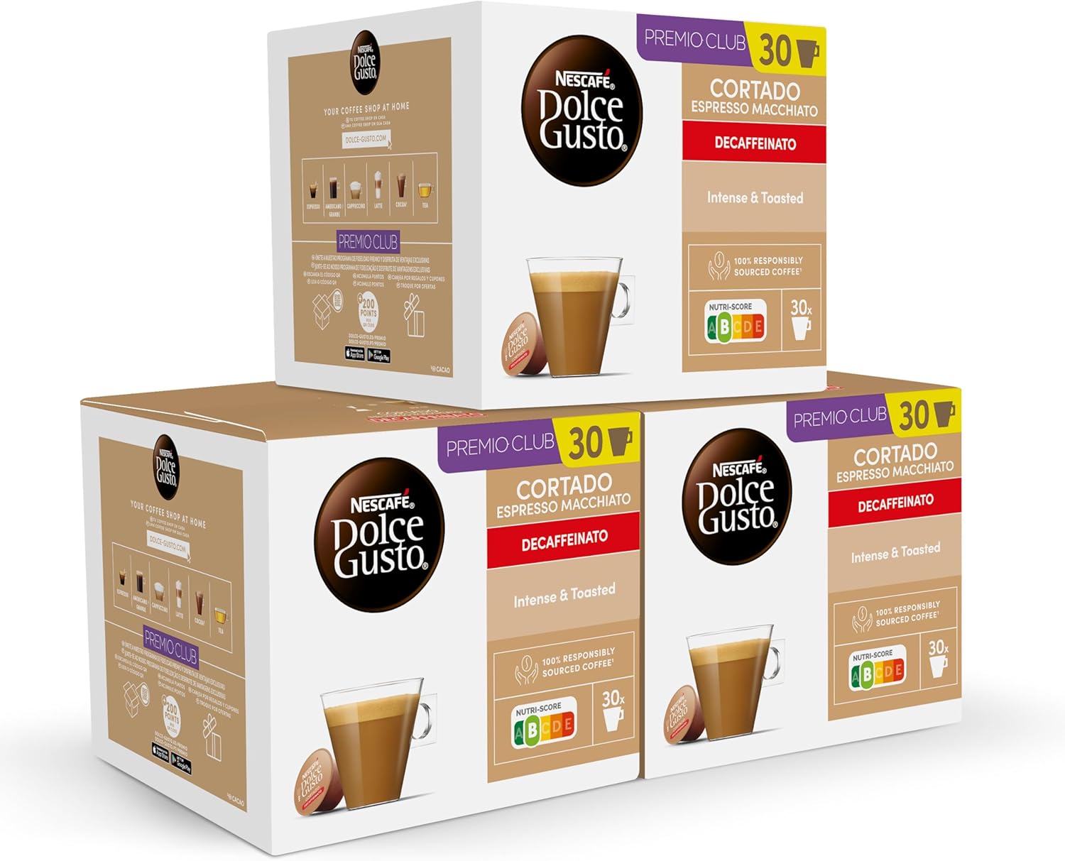 Cápsulas de Café NESCAFÉ Dolce Gusto Descafeinado - Pack de 90