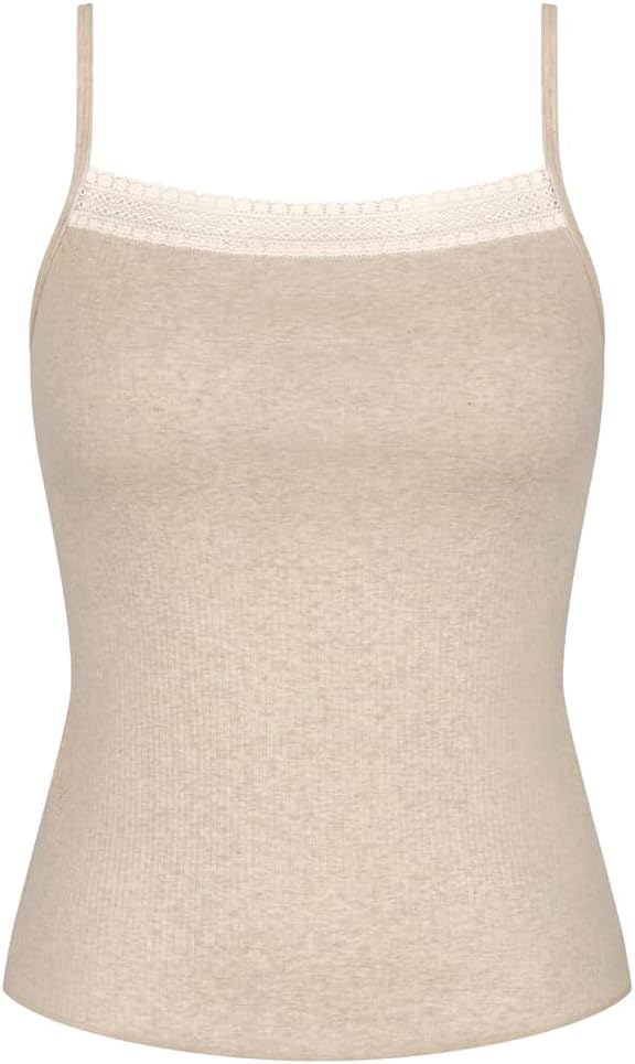 Sloggi Go Ribbed Spaghetti Top Gris M