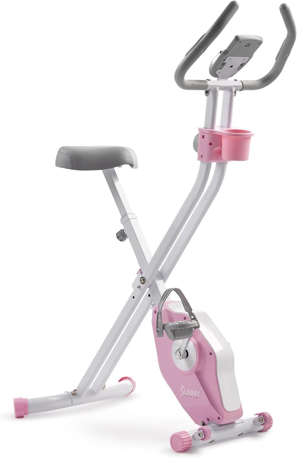 Bicicleta Plegable Magnética Rosa
