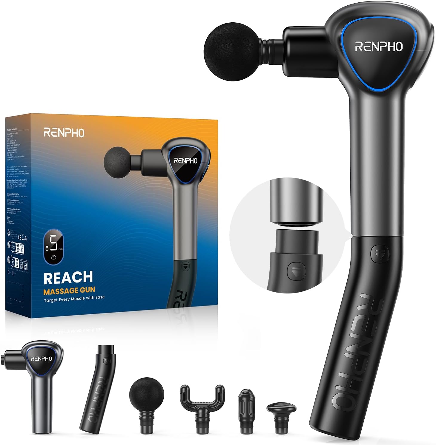 Pistola de Masaje Renpho Reach