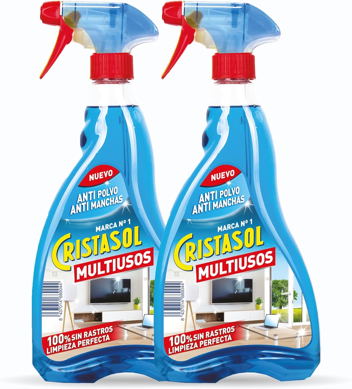 Limpiador Multiusos Cristasol 750ml (Pack de 4)