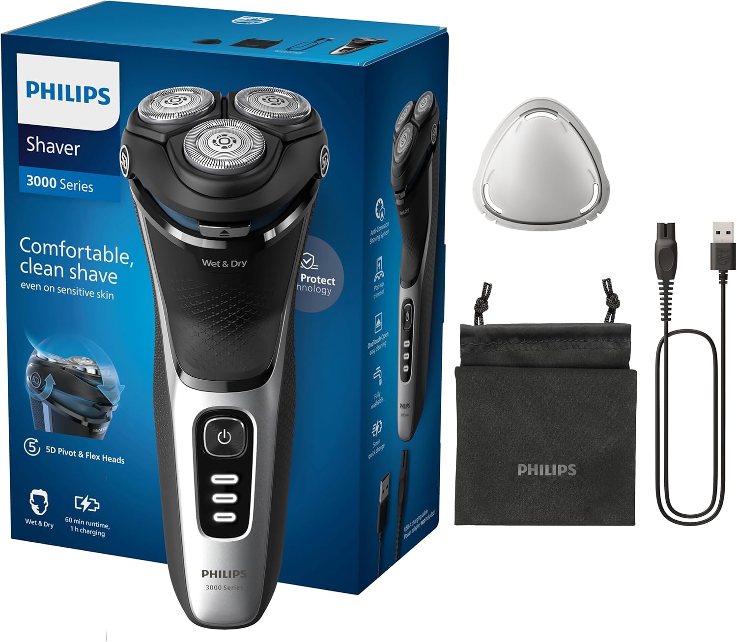 Afeitadora Philips Serie 3000 S3241/12