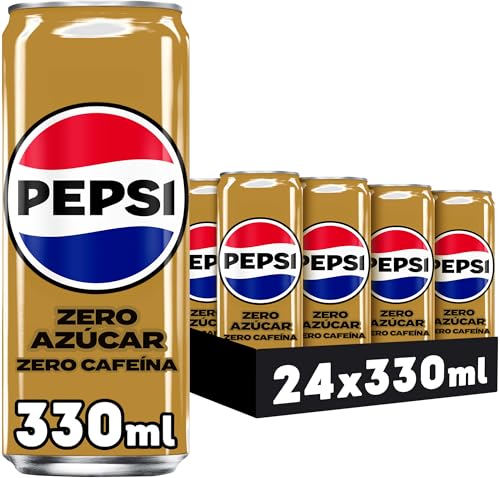 Pepsi Zero Azúcar y Cafeína - Pack de 24