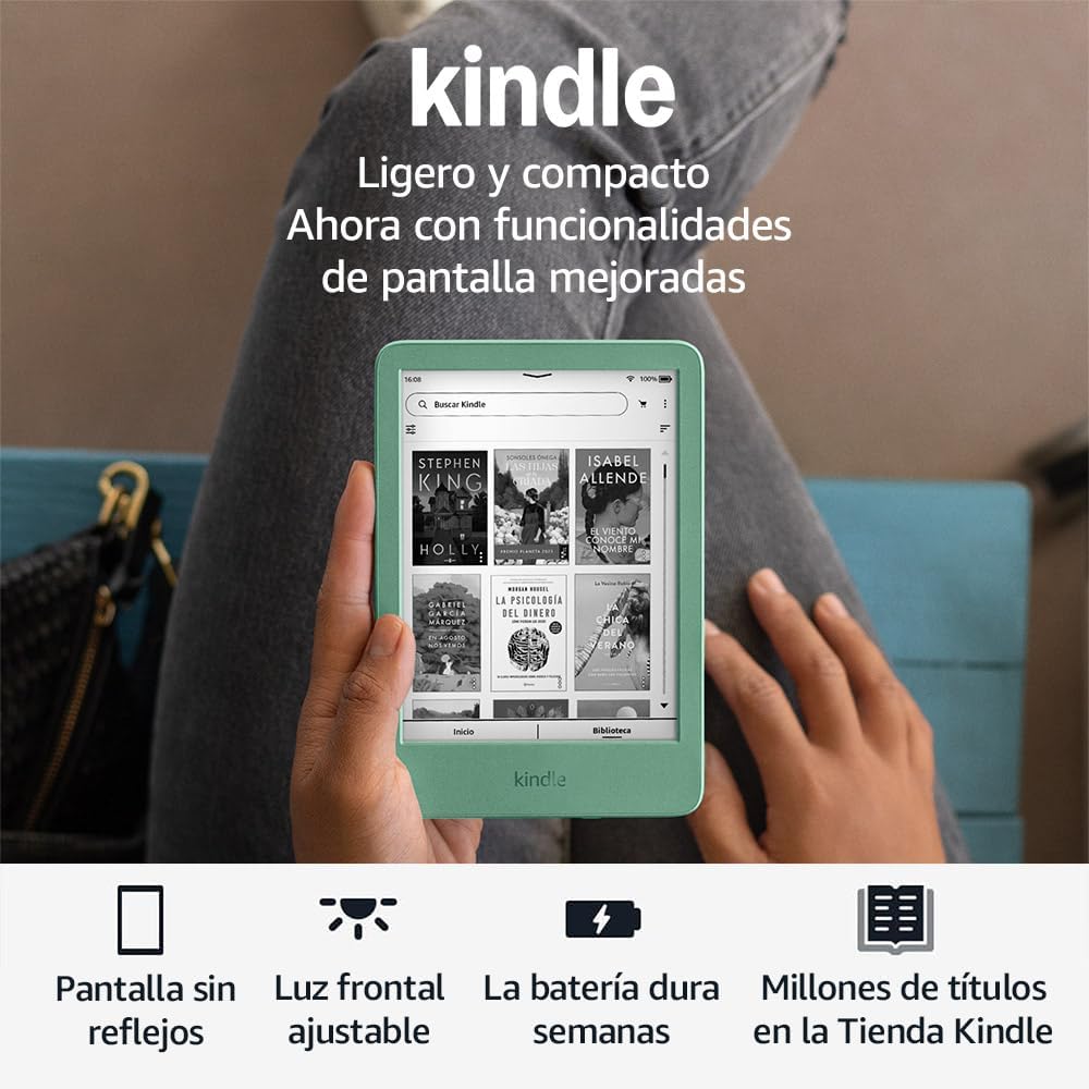 Kindle 16GB - Ligero y Compacto