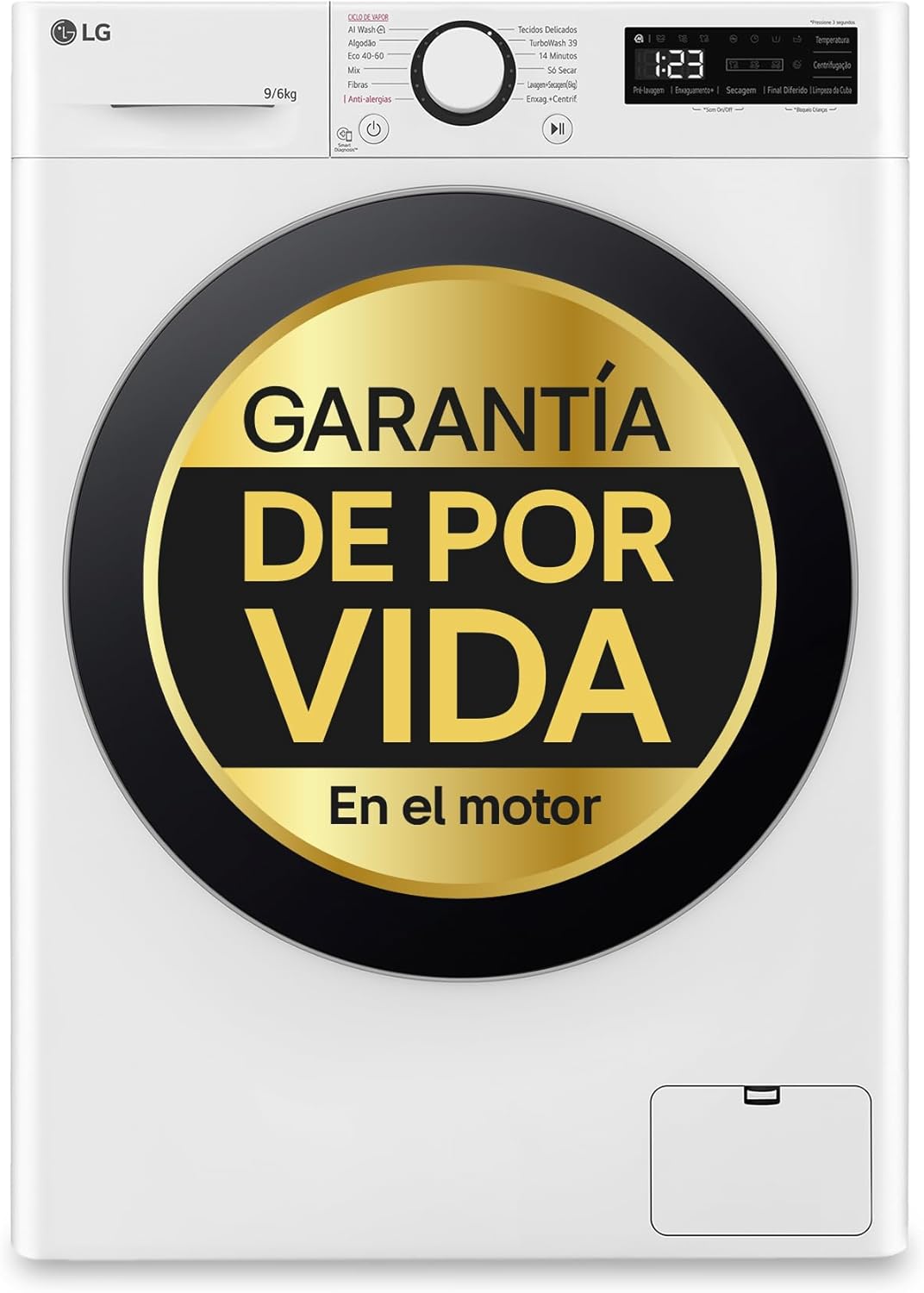 Lavadora-secadora LG AI Direct Drive