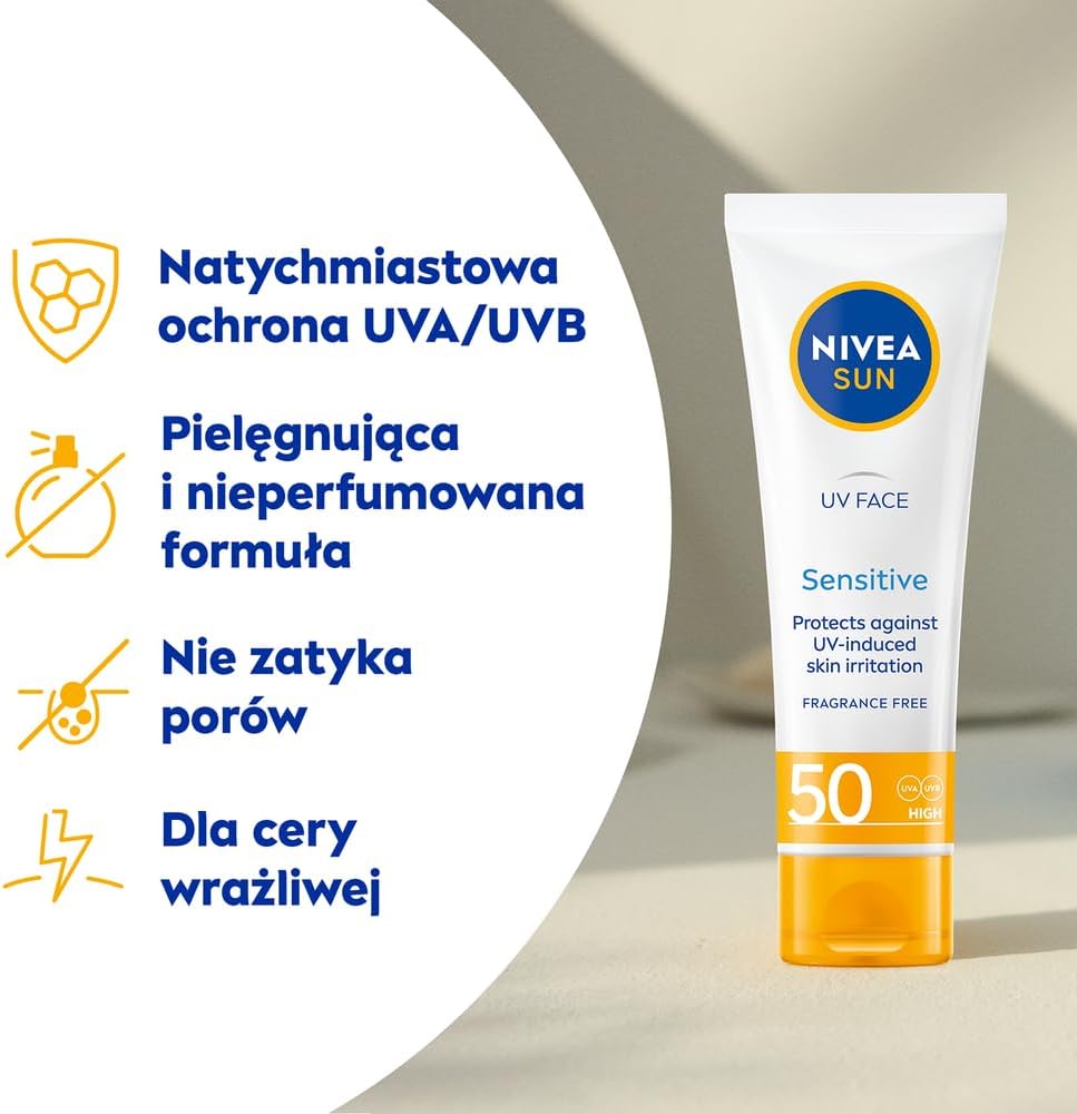 Pack de 2 Crema Facial NIVEA Sun SPF50