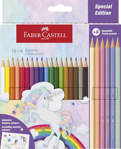 Set de lápices Unicornio - 24 colores